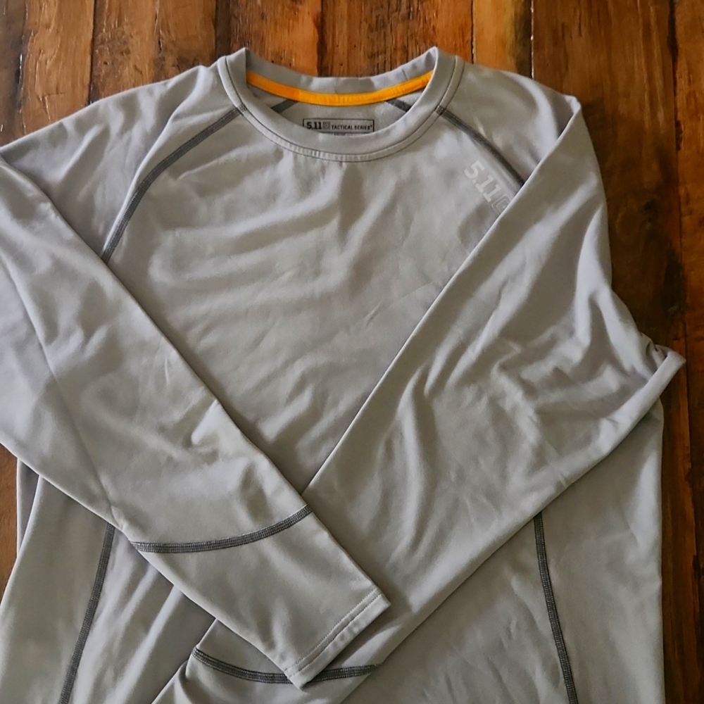 5.11 Long sleeve, fleece lined pull over shirt